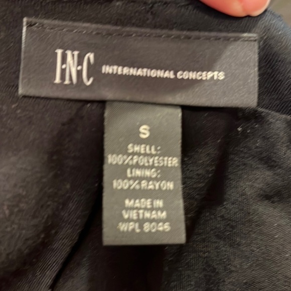 INC Black Sequin Jacket Sz S EUC - Picture 4 of 4